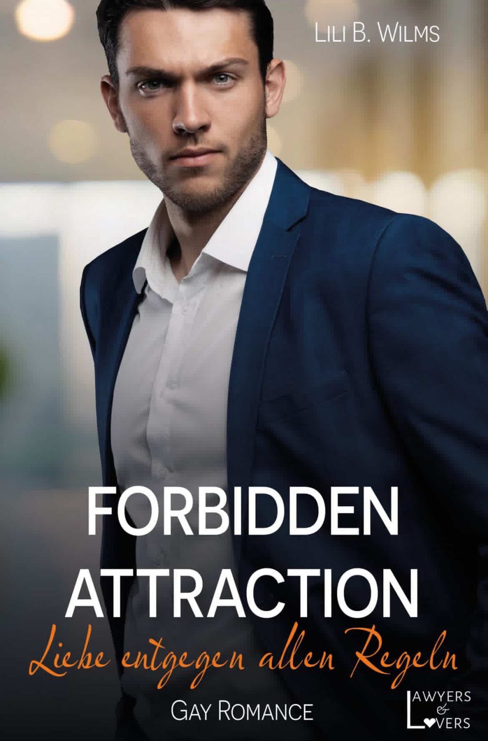 Das Cover von Forbidden Attraction zeigt einen Mann in Anzug.